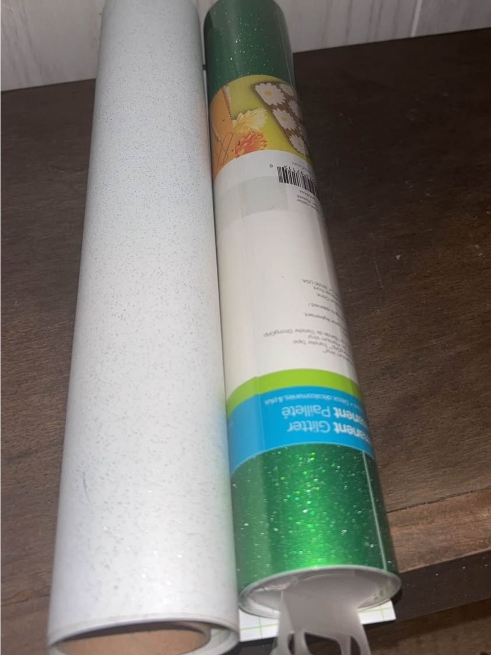 Glitter Gift Wrap Roll - Green